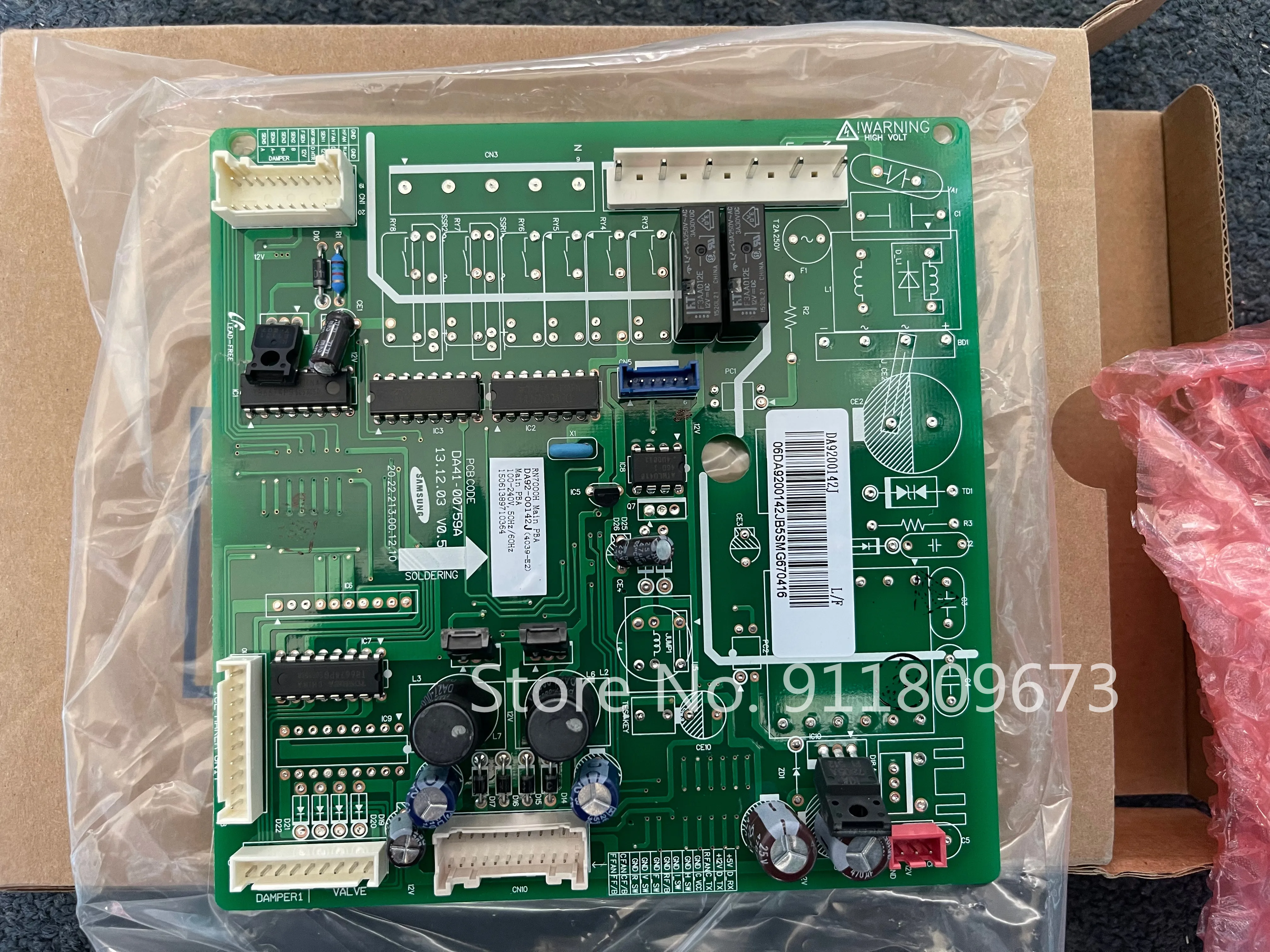 

Original DA92-00142J DA41-00759A For Sansung` Refrigerator Main Board PCB