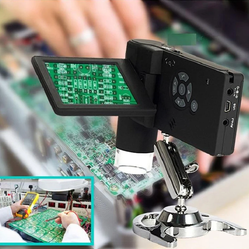 Dreamberg цифровой микроскоп с HD ЖК-дисплеем Электроника USB видео паяльный ремонт