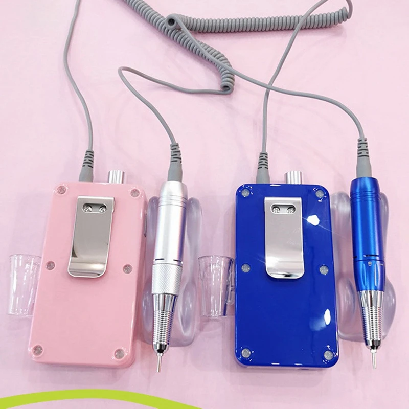 

Nail Drill Machine 35000Rpm Professional Rechargeable Nail Drill Kit Portable Electric Acrylic Nail Tools EU Plug
