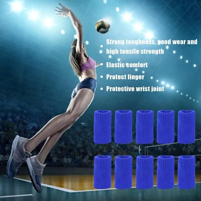 Новый 10 шт./компл. палец рукава Поддержка с накатанной головкой бандажа колено