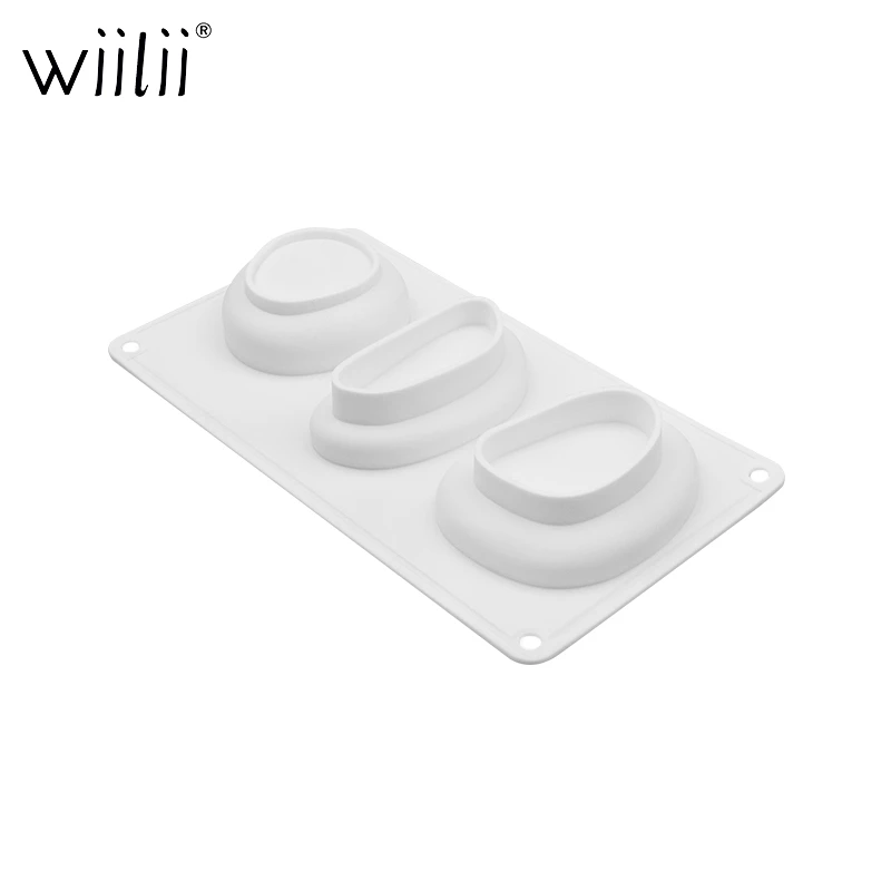 Силиконовые формы в форме камня 3 полости форма для торта Мусса мороженого