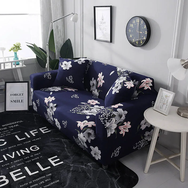 Slipcovers Sofa Cover All-inclusive Slip-resistant Sectional Elastic Full Couch Towel Single/Two/Three/Four-seater | Дом и сад