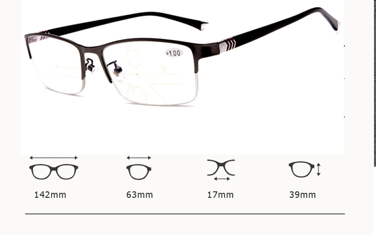 Фотохромные + прогрессивные Мультифокальные очки для чтения переходящие