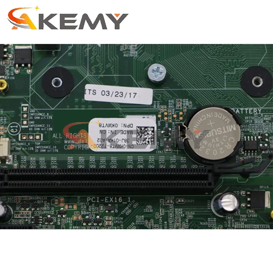 

Akemy Original CN-0KWVT8 KWVT8 For DELL XPS 8700 Desktop Motherboard Z87 LGA1150 SR176 Mainboard 100%tested