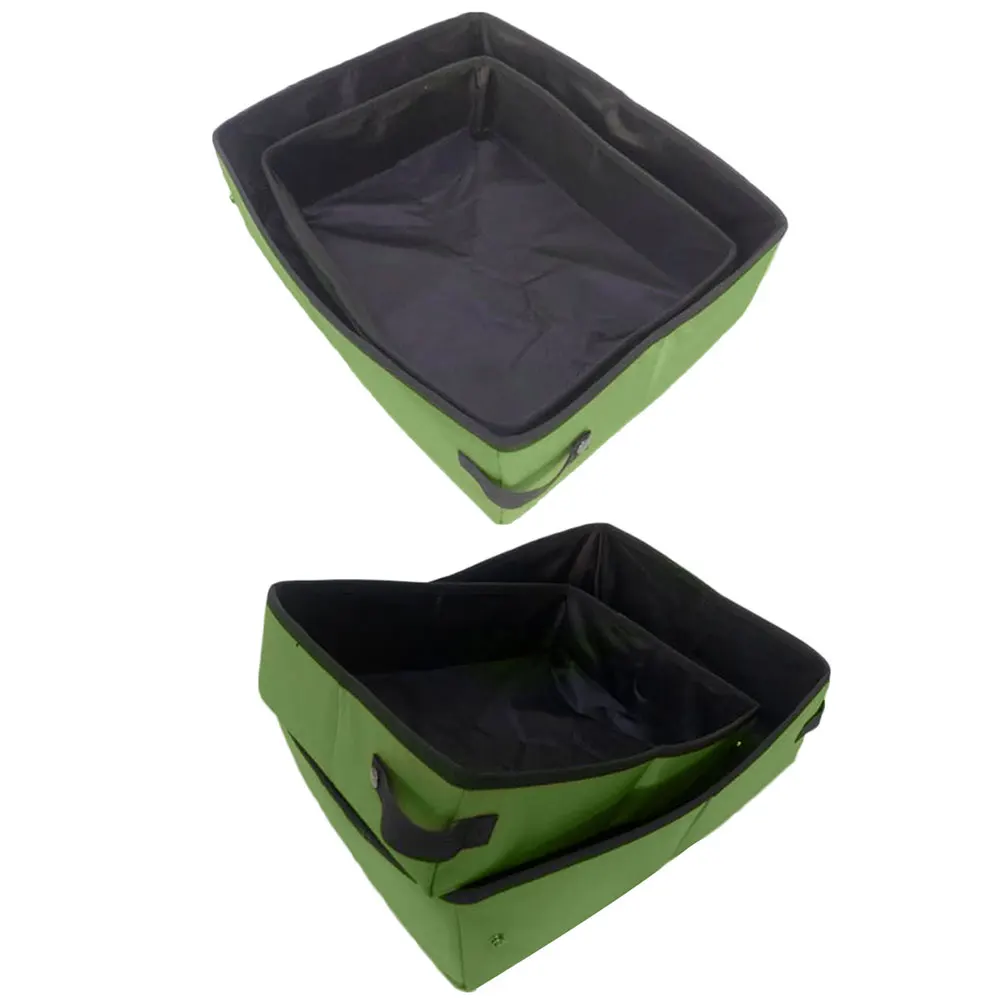 

Simple Folding Cat Pet Litter Box Waterproof Outdoor Foldable Portable Travel Toilet For Puppy Cats Dogs Seat Carrier Seat Bag