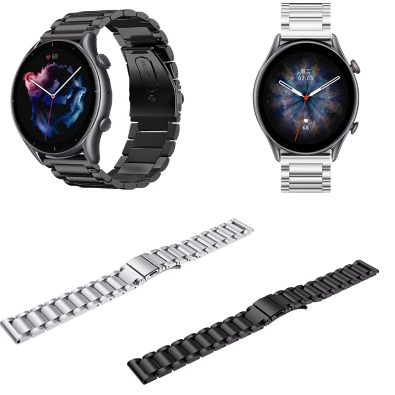

Strap For GTR3 Metal Band Bracelet For Huami-Amazfit GTR 3/ GTR 3 PRO 22mm Smart watch Wrist straps Watchband