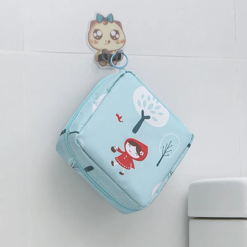 

Women Tampon Storage Bag Sanitary Pad Pouch Napkin Cosmetic Bags Organizer Ladies Makeup Bag Girls Tampon Holder Organizer