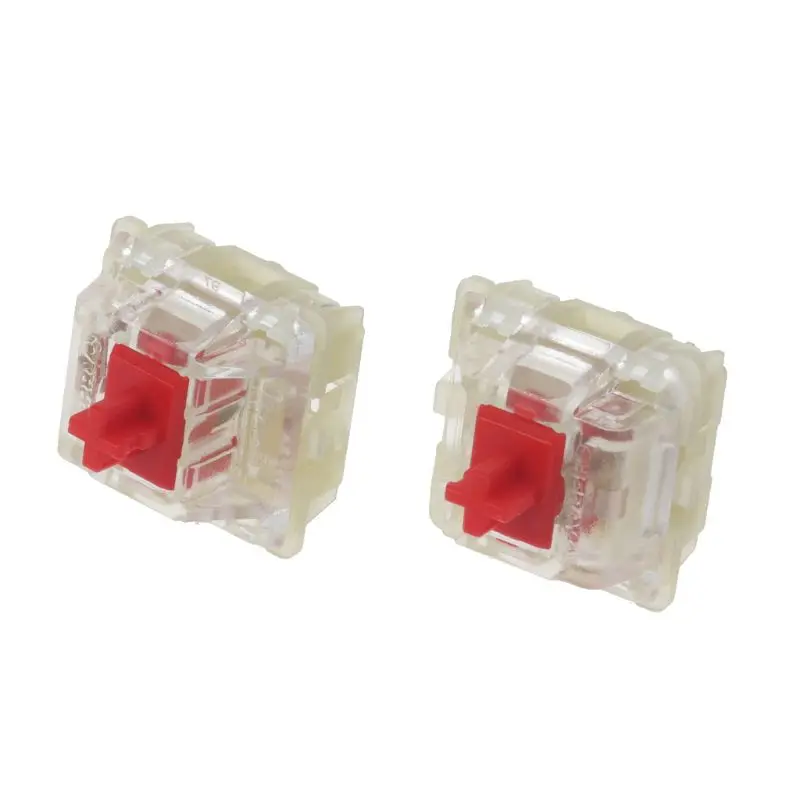 

2Pcs Original SMD RGB Cherry MX Switches 3pin Feet Red Switch Mechanical Keyboard Clear Switch