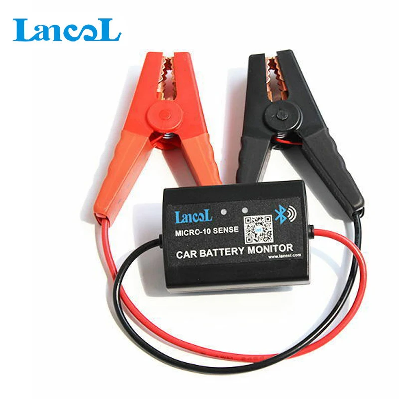 

Оригинальный тестер Lancol Micro 10 12 В для автомобильного аккумулятора, беспроводной анализатор аккумулятора, Проверка времени зарядки и синхро...