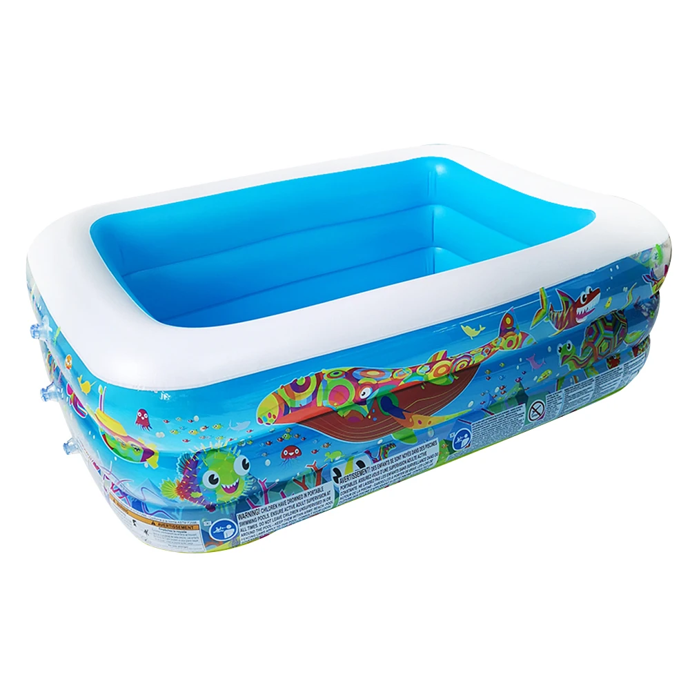 Высококачественный пластиковый надувной квадратный синий подводный мир с