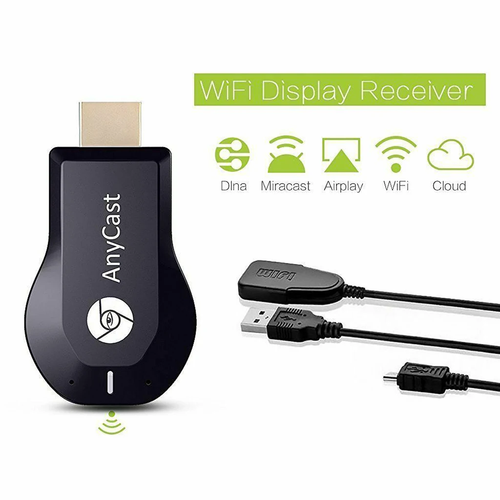 Беспроводной HDMI Дисплей приемник chromecast Anycast netflix M9 Plus трансляция DLNA Miracast ТВ палка ключ приемник для Android