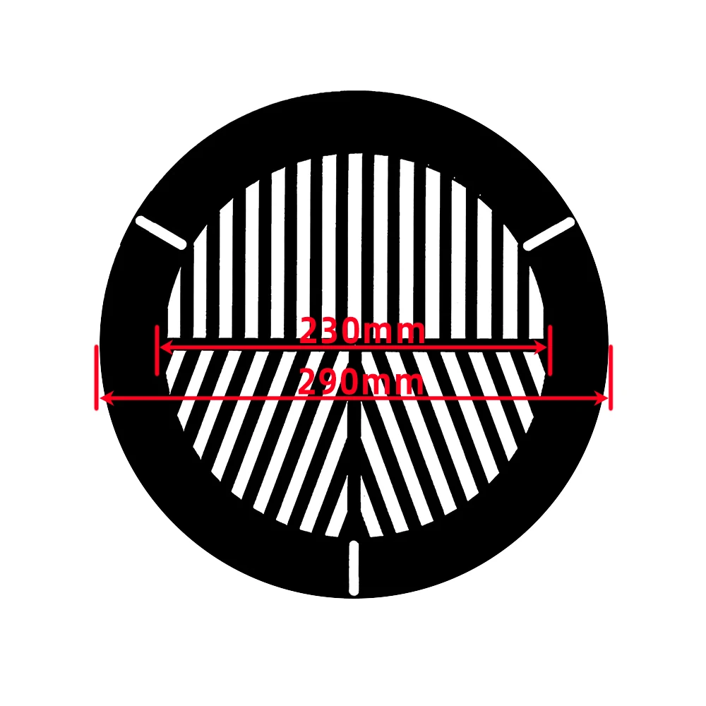 EYSDON Bahtinov Mask Focusing Mask Fish Bone Plate for Telescopes (for Outer Diameter from 230mm-290mm)