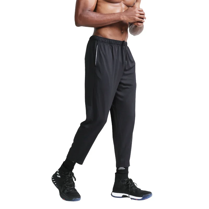 

Anbuwei Straight Thin Sports Pants Men's Quick-Drying Breathable Casual Running Sports Fitness Pants Cross-Border Exclusive