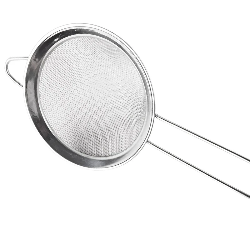 Best 4 pcs. Colander Strainer Set 7/12/16/22 cm made of stainless steel - noodle strainer Schaumlffel icing S | Дом и сад