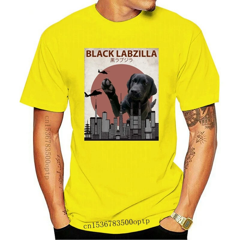 2021 Hot sale Fashion 100% cotton Black Labzilla | Funny Labrador Retriever Lab Dog T-Shirt Tee shirt labrador retriever classic t shirt