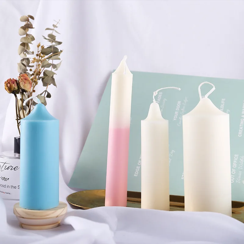 Многостильные геометрические акриловые формы для свечей в виде римских колонн