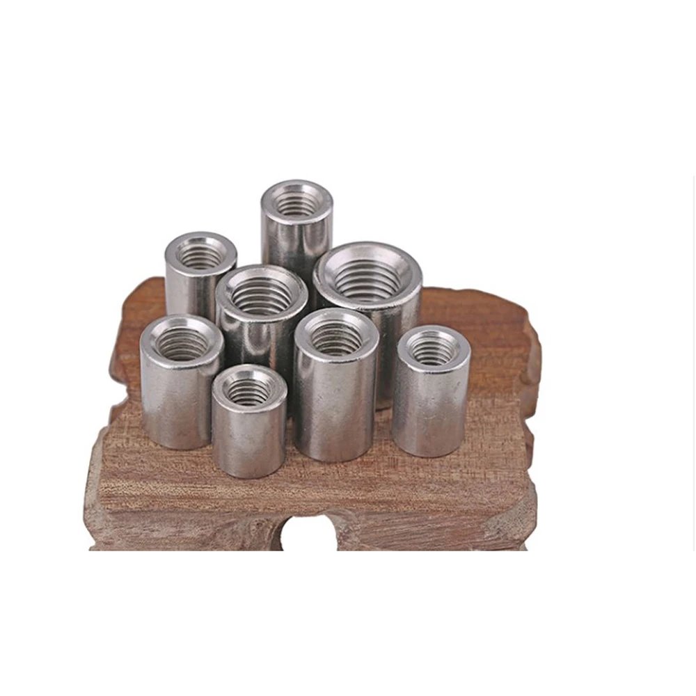 Круглые муфты гайки из нержавеющей стали A2 оснастка M14 M16 соединительная гайка