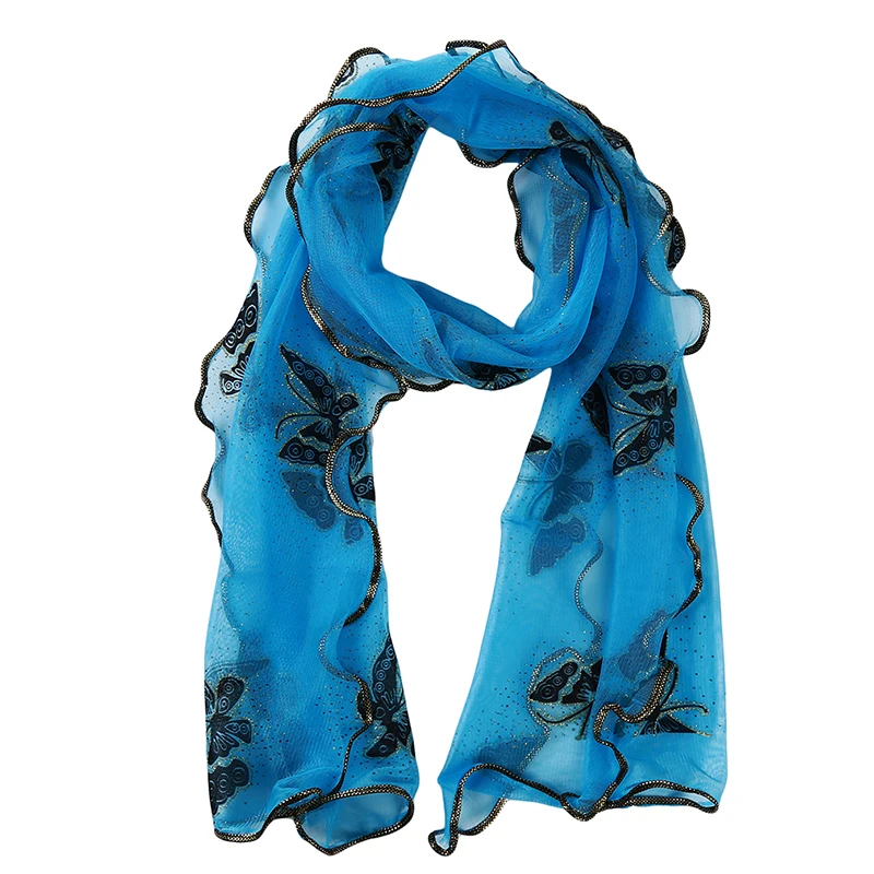 Кружевной женский шарф 2020 Новый Винтажный Длинный большой мягкий цветной с