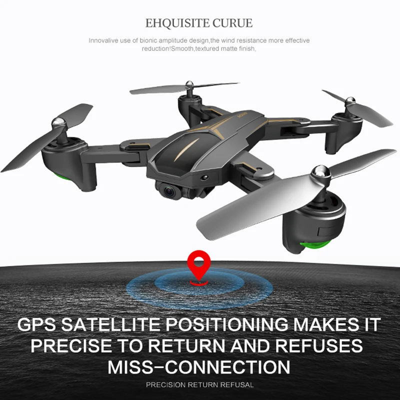 Смарт XS812 GPS 5G WiFi FPV с 4K FHD камерой 18 минут время полета складной Радиоуправляемый