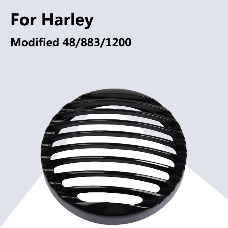 

Applicable to Harley Modified 48/883/1200 Dai Na/Soft Tail Taiwan Aluminum Black Fence Large Lampshade High Quality Products