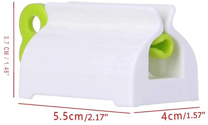 

Rolling Tube Toothpaste Squeezer Toothpaste Seat Holder Stand Rotate Toothpaste Dispenser for Bathroom