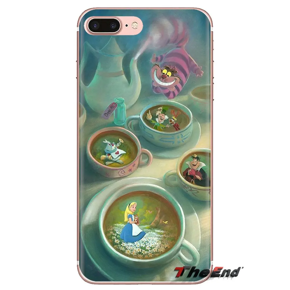 Мягкие прозрачные чехлы для huawei mate Honor 4C 5C 5X6X7 7A 7C 8 9 10 8C 8X20 Lite Pro Alice in Wonderland cat |