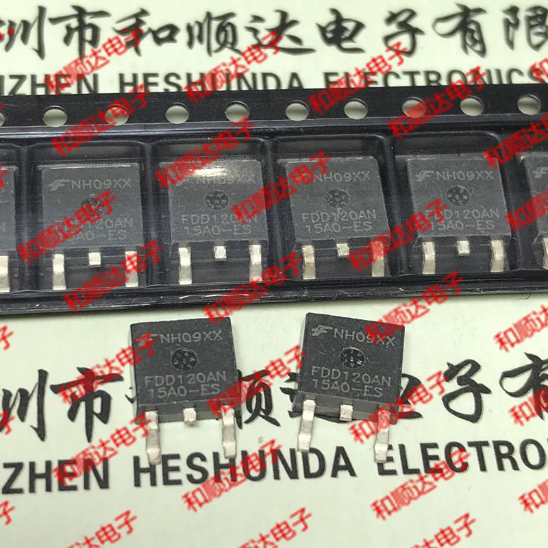 

Original New 5pcs / FDD120AN15A0-ES TO-252 150V 14A TO252