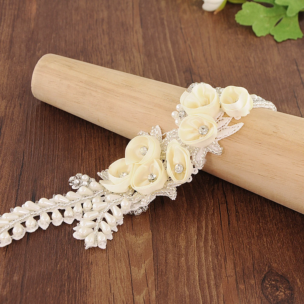 

Simulated Pearls Belt Ivory Wedding Belt floral sash formal belts for women dresses sequin belt beaded belt bridal ribbon belt