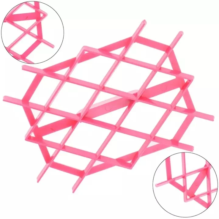 

1Pcs Diamond Sugarpaste Gum Icing Baking Quilt Fondant Cake Raft Equipment Tool Embosser Cutter Icing Embosser Mold Cake Gadget