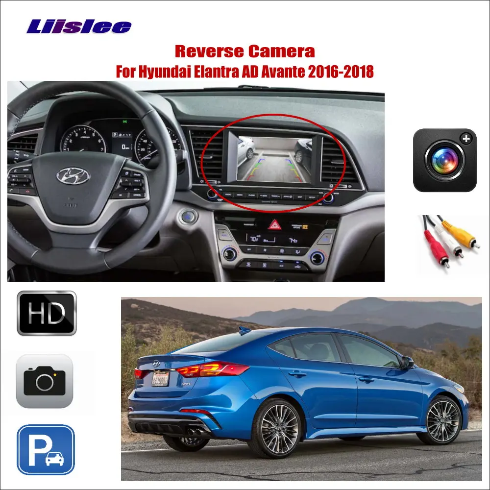 Автомобильная камера заднего вида для Hyundai Elantra/Avante 2016 2018 оригинальный заводской