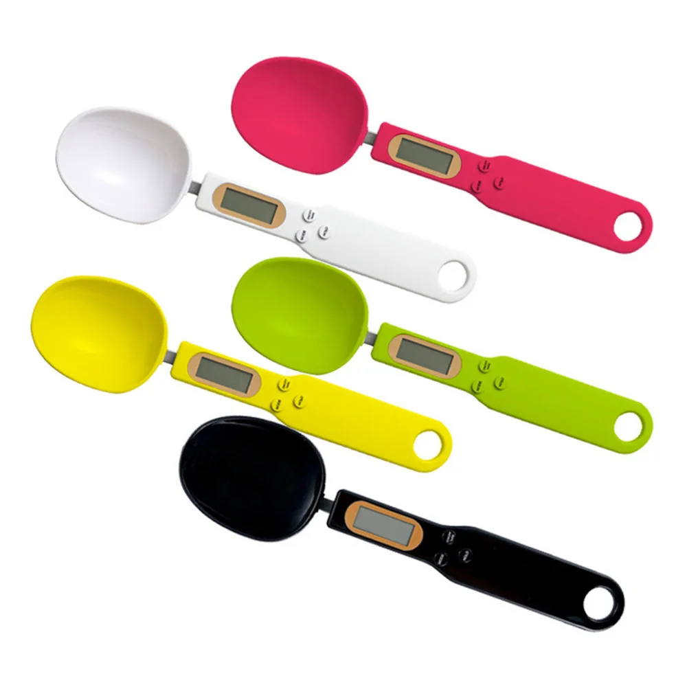 

500g/0.1g Portable LCD Digital Kitchen Scale Measuring Spoon Gram Electronic Spoon Weight Volume Food Scale