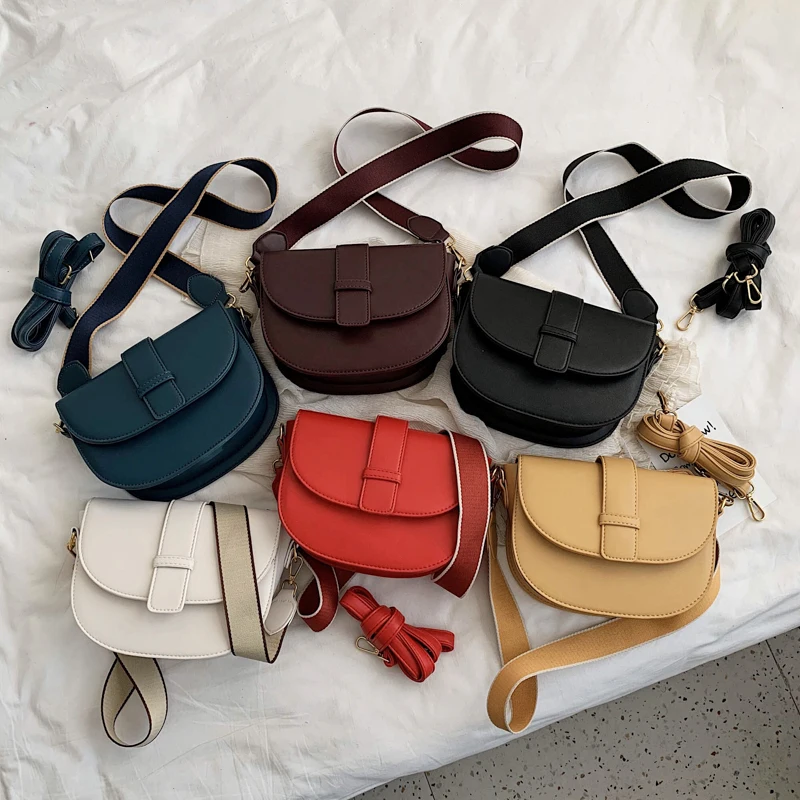 Брендовая сумка-Седло через плечо для женщин полукруглая сумка-мессенджер из