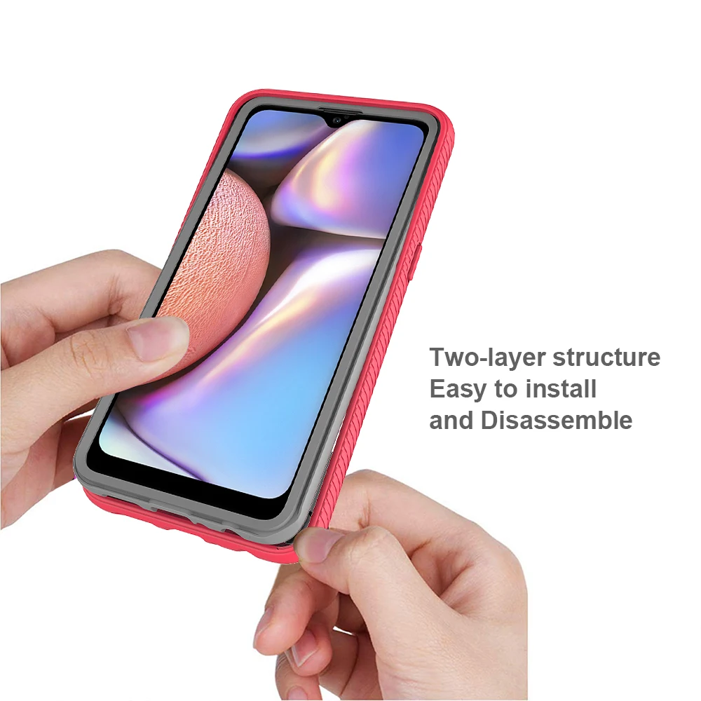 

Shockproof Case For Samsung Galaxy A50 Cover Hybrid Armor TPU Bumper Anti Shock Hard Back Phone Cover A30 A20 A10s A10E Shell