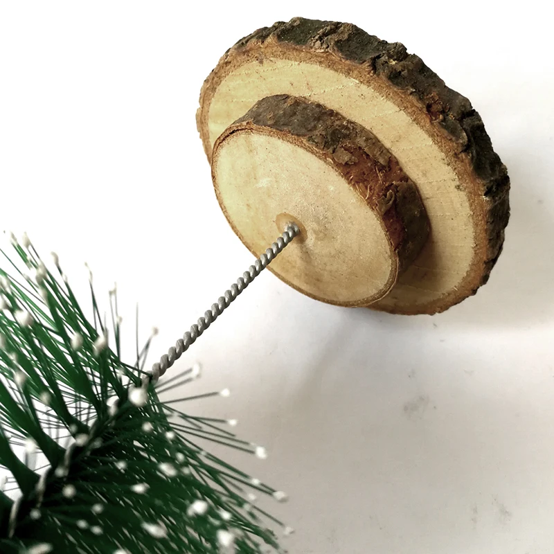 Мини сизаль Снежный Мороз Бутылка щетка зимние снежные узоры дерево для