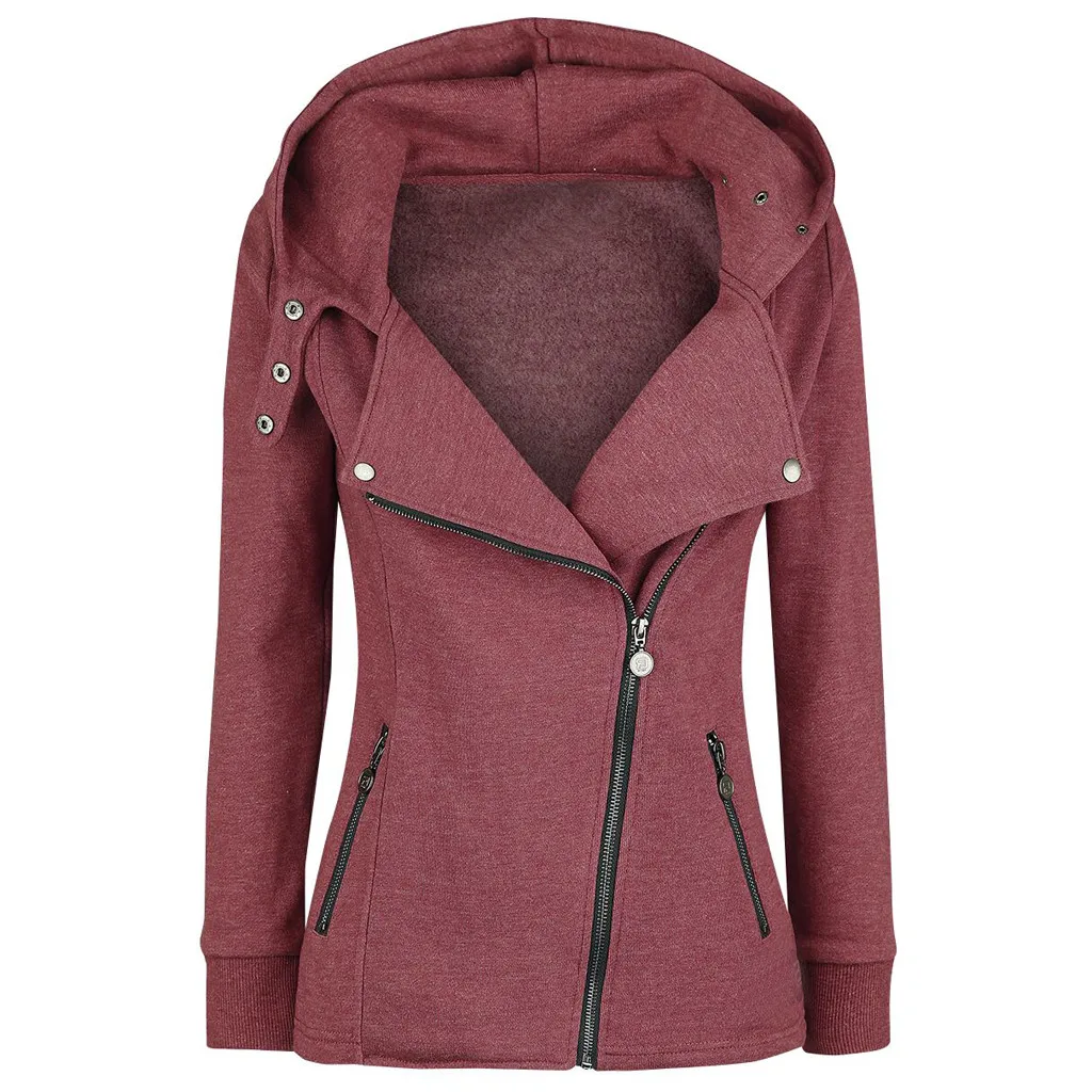 2020 теплые модные пальто на молнии женские плюшевые куртки с длинным рукавом