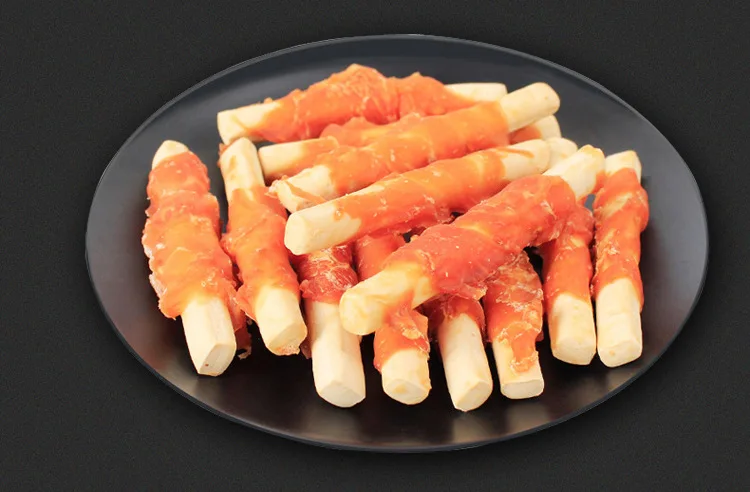 Закуски для собак, корм для домашних животных, свежая курица, грудка, корм для собак, щенок, жевательная, чистая, для обучения чистке зубов, награда, закуска, вкусная еда, кормушка