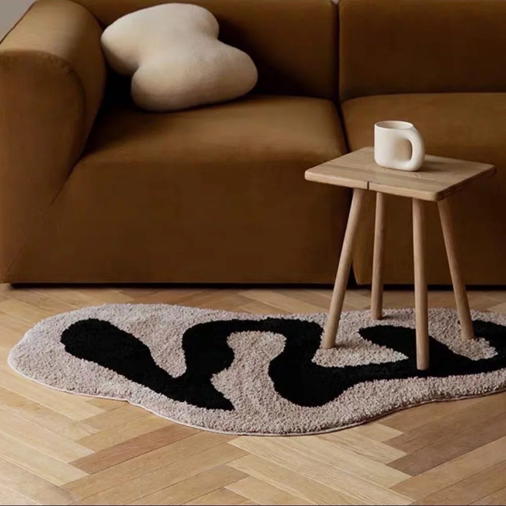 Carpet Door Mat Tapis Priere Musulman Islam Interactif Minimalist Home Living Room Bedroom Study Non-slip Shaped Tufted