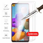 3 шт. Защитное стекло для samsung galaxy a21s a01 a11 a21 a31 a41 a51 a71 Закаленное стекло Защитная пленка для экрана