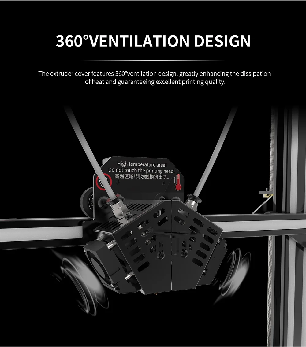 GEEETECH A30M 3d принтер Смешанная цветная печать Бесшумная Высокая точность 320*320*420 мм ³ сенсорный экран более длительный срок службы датчик накаливания FDM