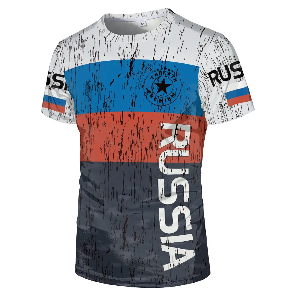 

Fashion men's t-shirt ink painting style hand-painted printing casual casual men's street t-shirt men's O-neck shirt