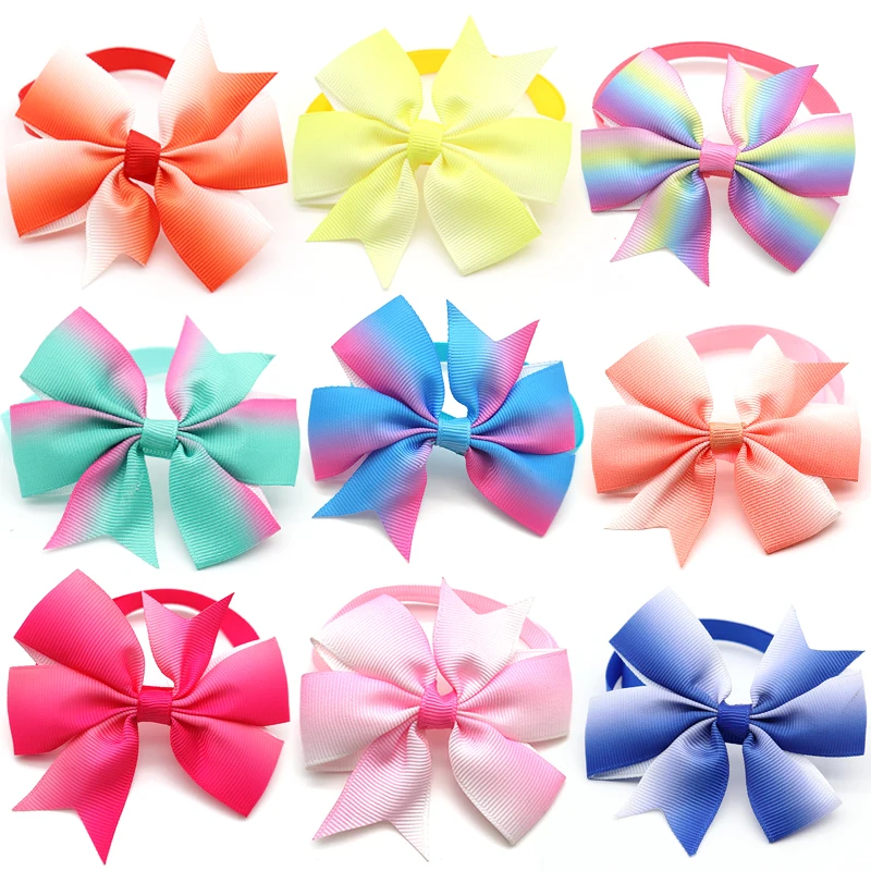 50 шт. Новое поступление ручная работа бант щенок собака кошка галстуки для собак