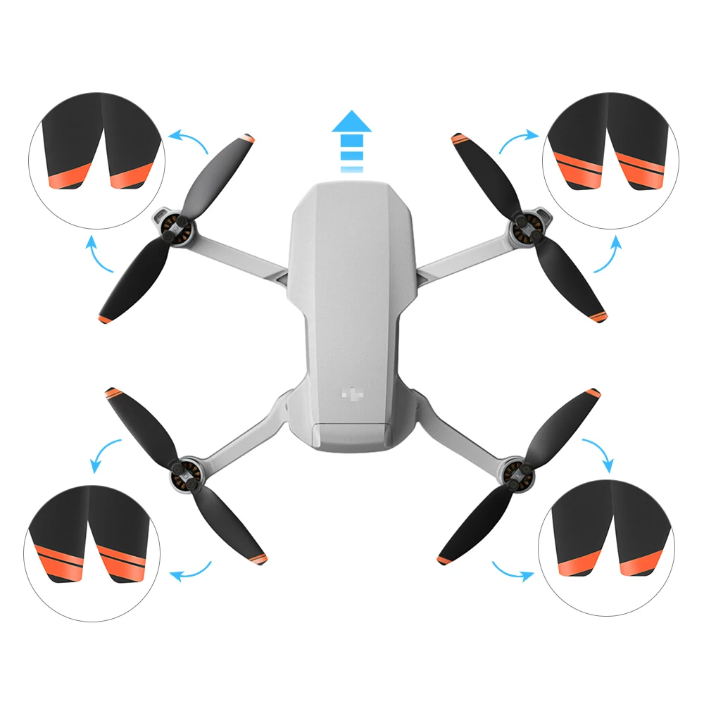 Пропеллеры для DJI Mini 2/Mini SE запасные части дрона Mavic 2 | Электроника