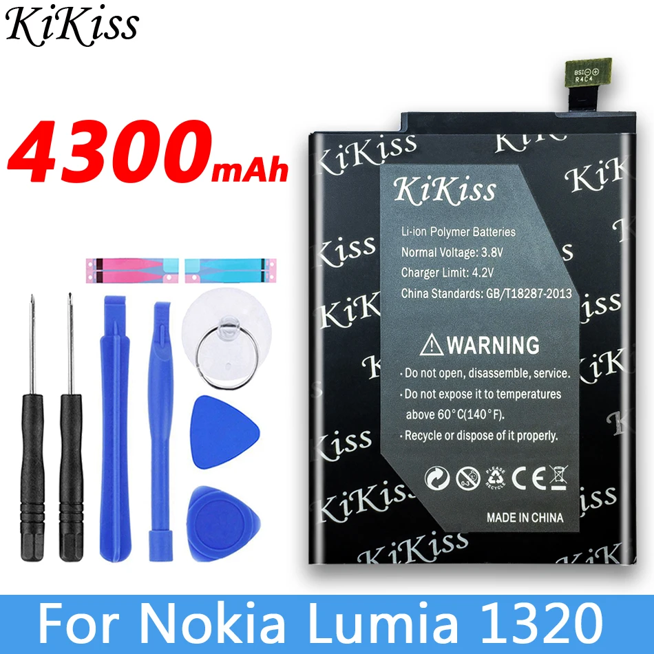 KiKiss BL-4YW BV-T4D BP-4GW Батарея для microsoft Nokia Lumia 950 925 922 920 940 1320 1520 акумуляторная батарея BV-4BW BV-4BWA - Цвет: BV-4BWA