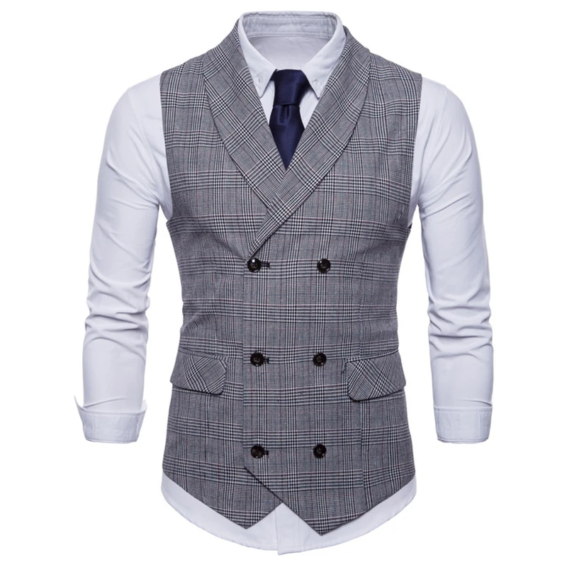 

Spring Business Vest Men's Clothing Male Autumn Jacket Casual Men England Suit Vest With Pockets Vest Outerwear Chaleco Hombre