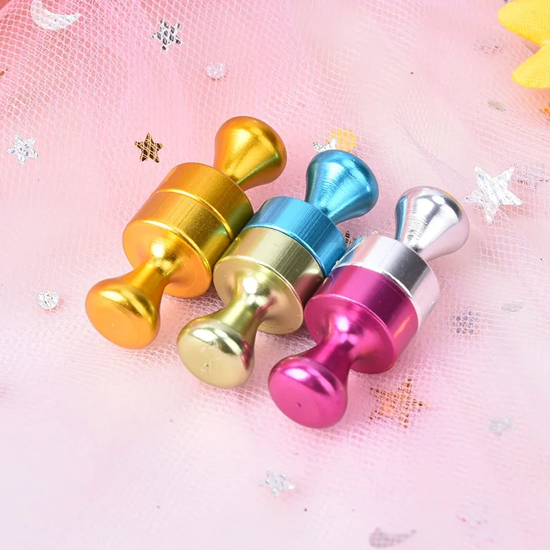 

6pcs/Set Strong Colored Magnetic Thumbtacks Neodymium Noticeboard Skittle Pin Magnets For Fridge Whiteboard Random Colors