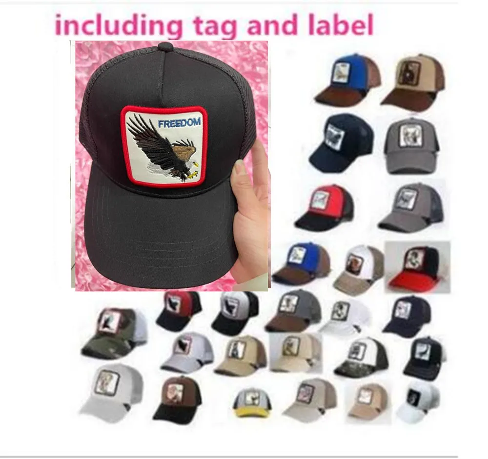 Goorin волк Бейсбол Кепки с нашивками в виде животных аниме милые EmbroiderySummer сетки Для