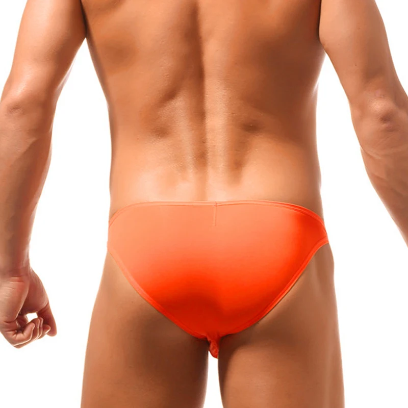 Мужское нижнее белье из ледяного шелка узкие Трусы шорты мужские бикини Cuecas Masculina