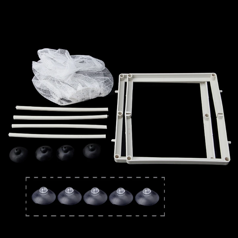 Аквариум для рыб аквариум размножения Детская марлевая ловушка изолятор S/L