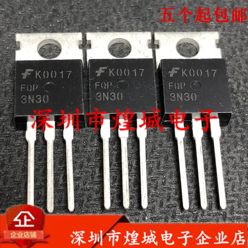 

5 шт./лот FQP3N30 TO-220 3.2A 300V 5