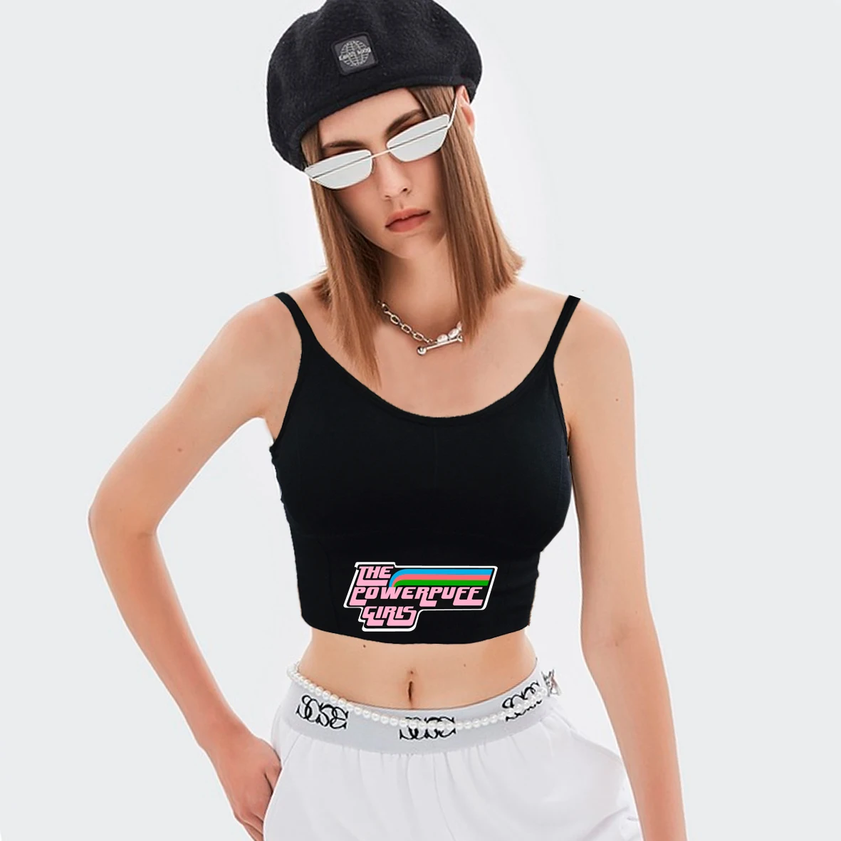 

Crop Top Women Chest Wrap Vest Tube Top Tank Tops Y2k Sexy Lingerie Large Size Without Steel Ring Sports Top Yoga Women's Bra